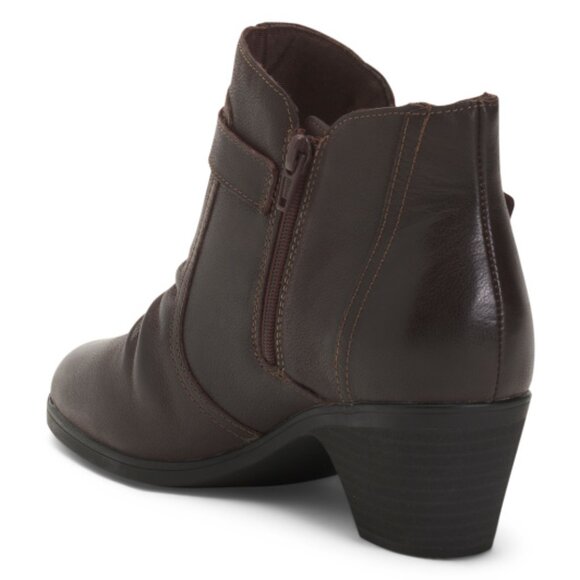 CLARKS Leather Emily 2 Opal Comfort Booties - Picture 2 of 3